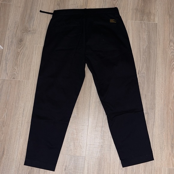 Zara Men’s Black Pants NEW Straight Cut Chinos - Picture 8 of 9